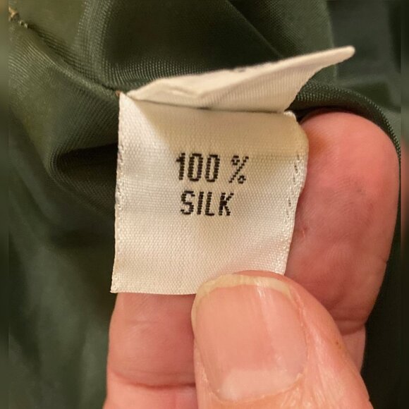 Bias cut silk vintage Hartnell skirt - Picture 6 of 6